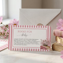 Roze Streep Bloemen Nieuwe Hoofdstuk Begint Baby s