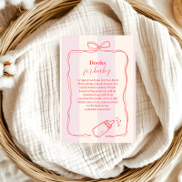 Roze Streep Coquette Bow Boeken voor Baby