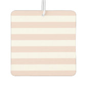 Roze Streep & Pioen Bruiloft Favor Luchtverfrisser (Achterkant)