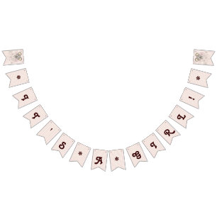 Roze Streep Schattige Koala Baby shower Het is een Vlaggetjes