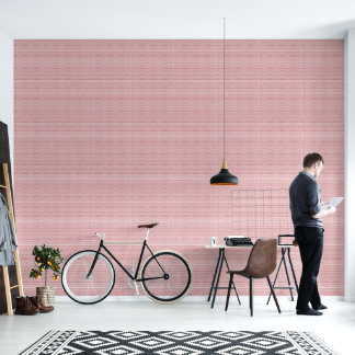 Roze streepbehang | Babykamerbehang  Behang