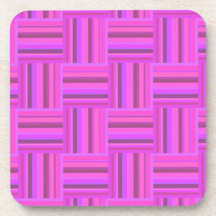 Roze stremplank onderzetter
