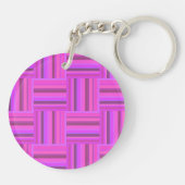 Roze stremplank sleutelhanger (Achterkant)