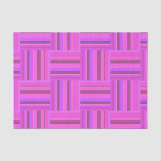 Roze stremplank tissuepapier (Voorkant)