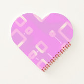 Roze strepe Notitieboek (Achterkant)