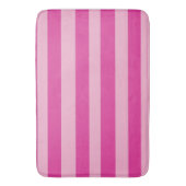 Roze strepen badmat (Voorkant Verticaal)