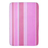 Roze strepen badmat (Voorkant Verticaal)