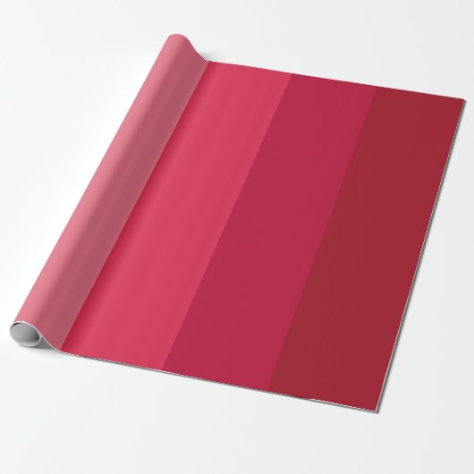 Roze strepen cadeaupapier (Uitgerold)