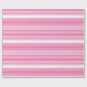 Roze strepen cadeaupapier (Vlak)