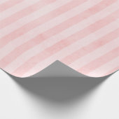 Roze strepen cadeaupapier (Hoek)
