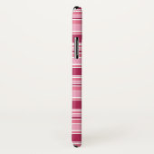Roze strepen Case-Mate iPhone case (Achterkant / rechts)