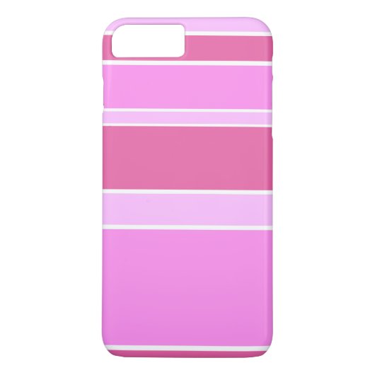 Roze strepen Case-Mate iPhone case (Achterkant)