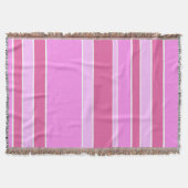 Roze strepen deken (Voorkant)