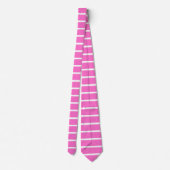 Roze Strepen Design  Stropdas (Achterkant)