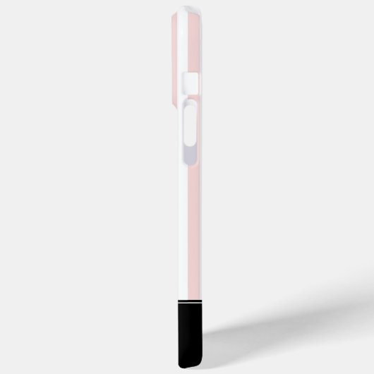 Roze strepen Eiffeltoren Case-Mate iPhone Case (Achterkant / Links)