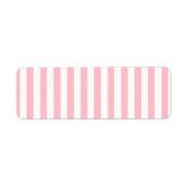 Roze strepen etiket (Voorkant)
