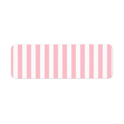 Roze strepen etiket (Voorkant)