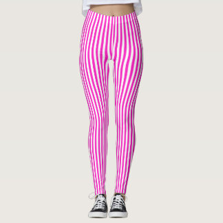 Roze strepen leggings