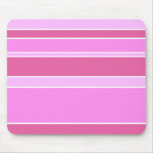 Roze strepen muismat