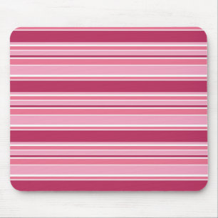 Roze strepen muismat