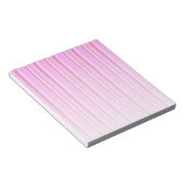 Roze strepen notitieblok (Schuin)