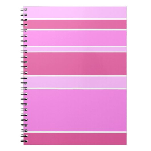 Roze strepen notitieboek (Voorkant)