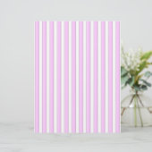 Roze strepen op wit (Staand voorkant)