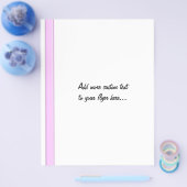 Roze strepen op wit flyer (Enkel)