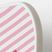 Roze strepen | Pickle Ball Queen Pickleball Paddle (Links Detail)