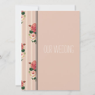 Roze strepen roos Christelijk, religieus Kaart