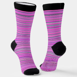 Roze strepen sokken