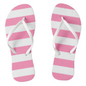 Roze strepen Teenslippers (Voetbed)