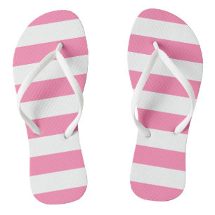 Roze strepen Teenslippers