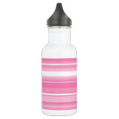 Roze strepen waterfles (Links)