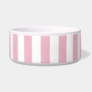 Roze strepen, witte strepen, gestreept patroon voerbakje