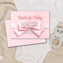 Roze Strik Baby Meisje met Stippen Boeken voor Bab