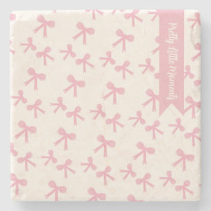 Roze Strik Droom Onderzetter
