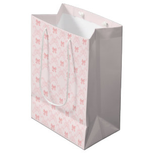 Roze Strik Esthetisch Notitieboek – Schattig & Vro Medium Cadeauzakje