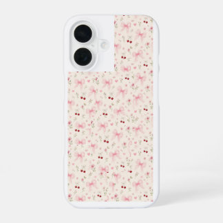 Roze Strik Hoesje voor Telefoon iPhone 16 Hoesje