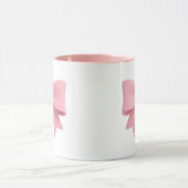 Roze Strik Koffiemok 🎀 Mok (Midden)