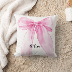 Roze Strik Lint Babykamer Kussen