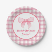 Roze Strik Papier Bord 