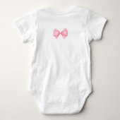 Roze Strik Romper (Achterkant)