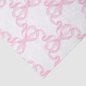Roze Strik Tissuepapier (Detail)