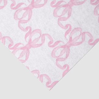 Roze Strik Tissuepapier