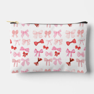 Roze strik toilettas Schattigee Girly Ribbon Tra Etui