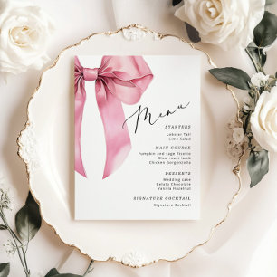 Roze strik Ze is de knoop aan het doorhakken Menu
