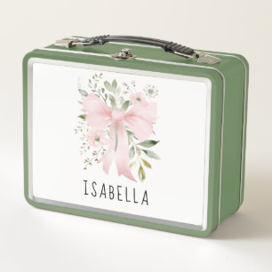 Roze Striking Bloemige Groene Coquette Gepersonali