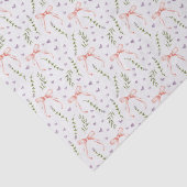 Roze Strikjes Tissuepapier (Detail)