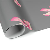 Roze strikken | Luxe bruiloften Cadeaupapier (Rol Hoek)